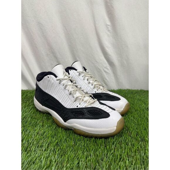 Size 11 OG ALL Air Jordan 11 Retro IE Low White Black Suede Leather (306008-100) - Picture 1 of 8